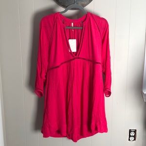 Free People NWT crinkle dress